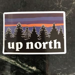 2/$8 Up North Pines Purple Laptop/Tablet Sticker